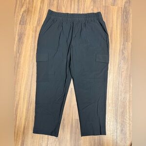 Old Navy Women’s Black Cargo Go Dry Pull On Pants Size XL